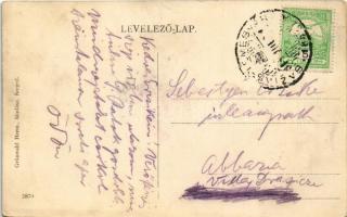 Szeged, Grósz testvérek üzlete éjjel. Humoros montázs részeg férfiakkal, Grünwald Herm. kiadása + +B...