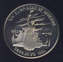 Kuba 1983. 5P "Olimpia - Szarajevó" Ag 12g T:1