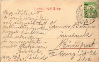 1909 Villány, Fő utca, Gyimóthy Jákó üzlete. W.L. 2635.