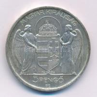 1939. 5P Ag "Horthy balra" T:AU patina Adamo P8.2