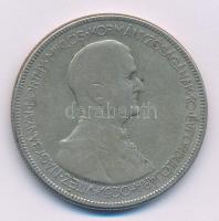 1930. 5P Ag "Horthy jobbra" T:F patina Adamo P8