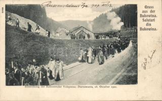 Dornawatra-Valeputna consecration of the railway