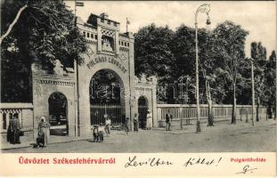 1905 Székesfehérvár, Polgári lövölde bejárata