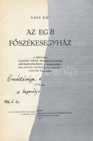 Voit Pál: Az egri főszékesegyház. Eger, 1934, Egri Keresztény Sajtószövetkezet Könyvkereskedése, 103...