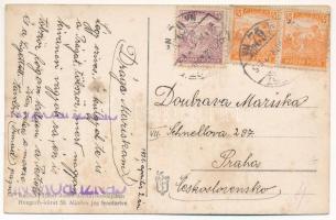 1921 Budapest XIII. Angyalföld, Hungária körút (ma Róbert Károly körút és Szent László út sarka), Es...