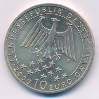 Németország 2005G 10E Ag "Friedrich Schiller halálának 200. évfordulója" T:BU patina
Germ...