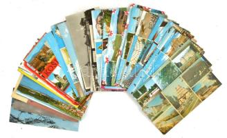 54 db MODERN magyar és külföldi város nagyméretű képeslap /54 modern Hungarian and other town-view big size postcards