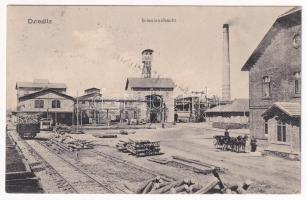 1916 Dziedzice, Dzieditz (Czechowice-Dziedzice); Silesiaschacht / mine, industrial railway (EK)