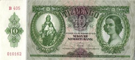 1936. 10P (5x) egymás utáni sorszámokkal T:I