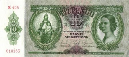 1936. 10P (5x) egymás utáni sorszámokkal T:I