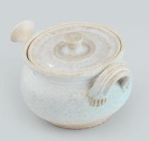 Dán tárolóedény, Marco Stentoj jelzéssel, hibátlan, d: 19 cm