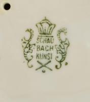 Schaubach Kunst papagáj, fehér mázas porcelán, 1926-1953 között. Jelzett, hibátlan, m: 19 cm