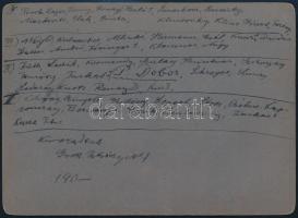 1905 Kalocsa, Díszakadémia, Jézustársasági érseki főgimnázium által rendezett koncert részvevőinek c...