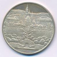 DN "Budapest Hilton" jelzett Ag emlékérem (12,53g/0.640/32mm) T:UNC (PP) kis patina, ujjle...