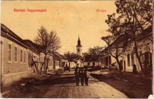 1907 Budapest XXII. Nagytétény, Fő utca, templom, üzlet. W.L. B . 365. (Rb)