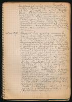 1944-1945 Sztripszky Aladárné Kalamenovich Paula (1898 k.-1977) székesfővárosi tanárnő saját kézzel ...