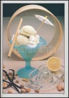 Frank Júlia: Nagy fagylaltoskönyv. Bp., 1991, Gondolat. Színes fotókkal illusztrálva. Kiadói kartoná...