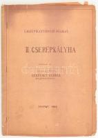 1956 II. Cserépkáhlya. (Tervdokumentáció). Összeáll.: Lehotzky András. Bp., 1956, Lakóépülettervező Vállalat. Kihajtható táblákkal. Tűzött papírkötés, helyenként kissé sérült.