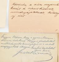 cca 1880-1930 Óriási névjeggyűjtemény. Miniszterek, főnemesek, főpapok kézírással ellátott névjegyei...