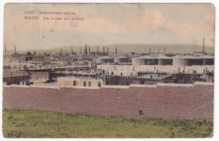 1913 Baku, Bakou; Les usines des petrole / oil factory (EM)
