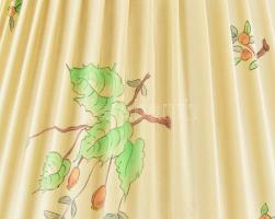 Herendi csipkebogyó mintás lámpa, ernyővel, jelzett, kopásokkal, nincs kipróbálva, m: 60 cm