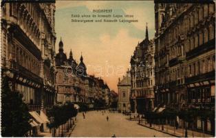 1913 Budapest V. Eskü utca és Kossuth Lajos utca (fa)