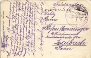 1915 Budapest XXII. Budafok, Tóth József utca (EK) + "M. Kir Pinczemesteri Tanfolyam Kisegítő H...