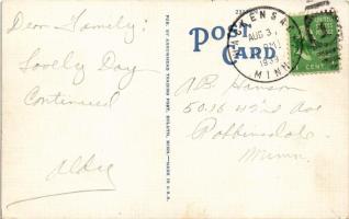 1939 Hibbing (Minnesota), Buffalo-Susquehanna Mine. Showing a combination of open pit and undergroun...