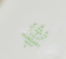 Hollóházi kotyogó kiöntő, hibátlan, jelzett, m: 13 cm