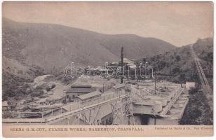 Barberton, Sheba G. M. Coy. Cyanide Works, factory (small tear)