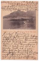 1899 (Vorläufer) Cape Town, Devils Peak and Cape Town from the Bay. From the Land of the Southern Cross (EK)