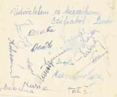 Mészáros József (1923-1997), a Ferencváros labdarúgójának fotó és képeslaphagyatéka, közte képeslapo...