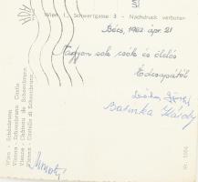 Mészáros József (1923-1997), a Ferencváros labdarúgójának fotó és képeslaphagyatéka, közte képeslapo...