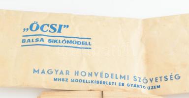 Öcsi. Balsa siklómodell. MHSZ. Eredeti csomagolásban