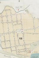 1881 Arad szabad királyi város belhatár hálózatának térképe, ajánlva: Salacz Gyula polgármesternek, ...