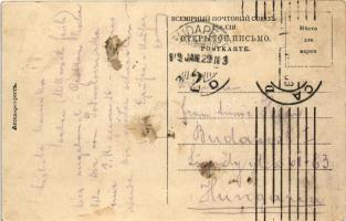 1909 Odesa, Odessa; Rue Richelieu / street view, horse-drawn tram (EM)