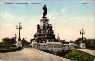 Sevastopol, Sebastopol; Monument au comte Totlében (EK)