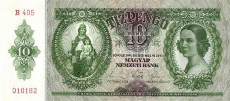 1936. 10P (5x) egymás utáni sorszámokkal T:I