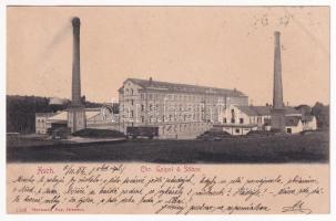 1904 As, Asch; Chr. Geipel & Söhne / textile factory, weaving mill (wet corner)