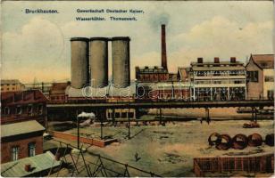 Duisburg, Bruckhausen, Gewerkschaft Deutscher Kaiser, Wasserkühler, Thomaswerk / coal mine, factory, water cooler (Rb)