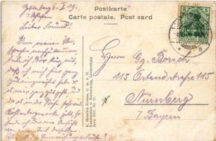 1909 Arbeiten im Gestein (Querschlag-Betrieb) / Working in the rock, mine (cross-passage operation) ...