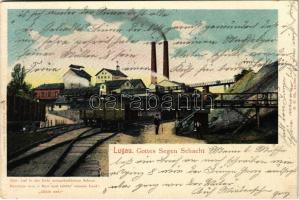 1905 Lugau, Gottes Segen Schacht / mine, industrial railway (EK)