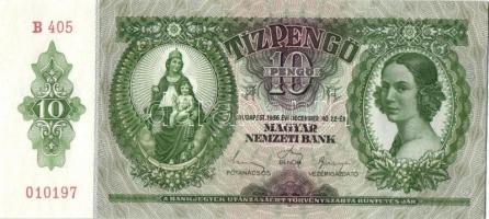 1936. 10P (5x) egymás utáni sorszámokkal T:I