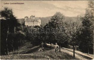 Léka, Lockenhaus; vár. C. Stockmann kiadása / Schloss / castle (ázott sarkak / wet corners)