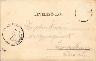 1908 Fraknó, Forchtenstein; Schloss mit Forchtenau / Fraknó vára. A. Pelnitschar kiadása / castle (R...