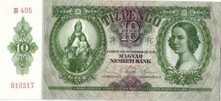1936. 10P (4x) egymás utáni sorszámokkal T:I