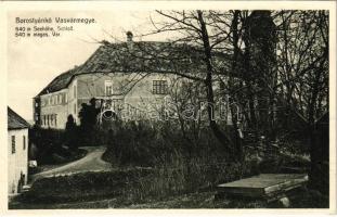 1914 Borostyánkő, Bernstein; vár. Máger József kiadása / Schloß / castle (EK)