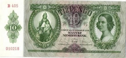 1936. 10P (4x) egymás utáni sorszámokkal T:I