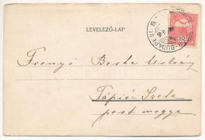 Alcsút-Felcsút, vasútállomás. Marsik Samu kiadása (EK)