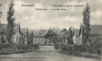 Kecskemét Miklós-telep, Vincellér iskola